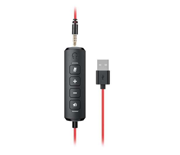 CANYON HS-07 3,5 mm minijack&USB Czarne CNS-HS07B - 1261538 - zdjęcie 5